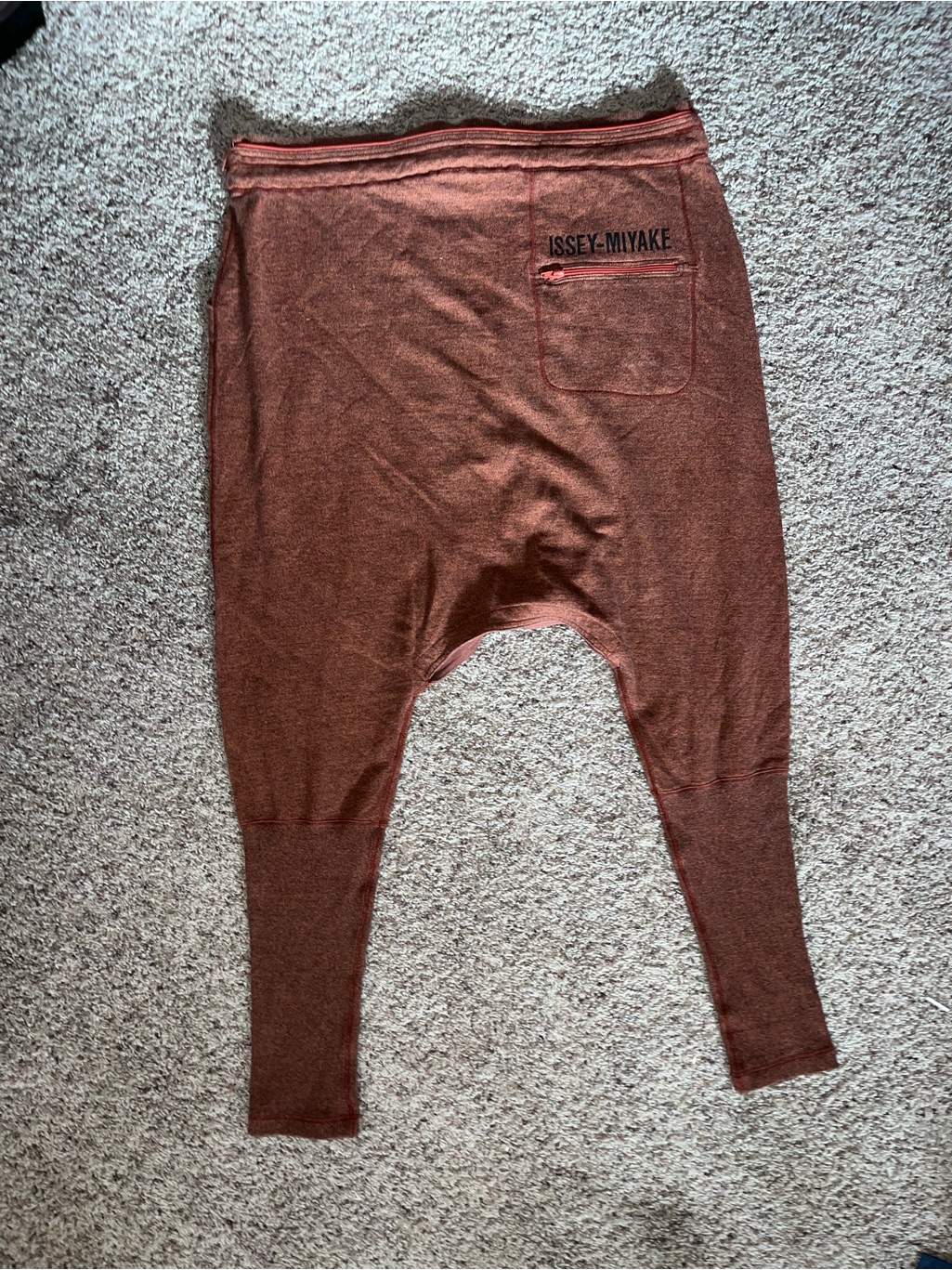 1980âs Archival Issey Miyake Brown Harem Pants